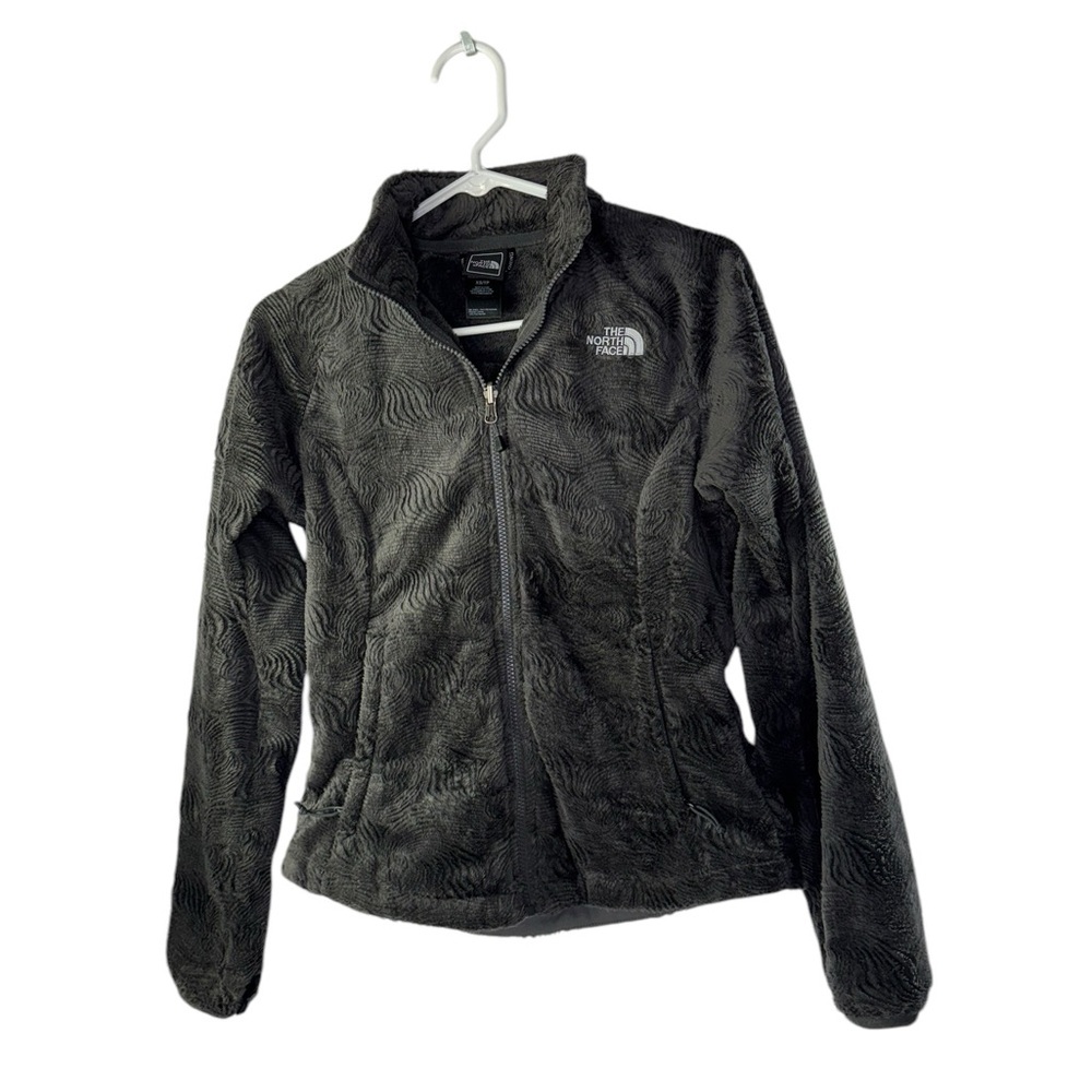 THE NORTH FACE Osito Full Zip Grey texture jacket size XS